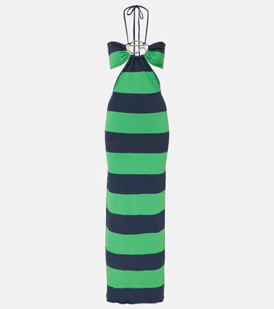 COPERNI CUTOUT STRIPED MAXI DRESS