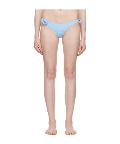 COPERNI BOW-DETAIL RIBBED BIKINI TOP