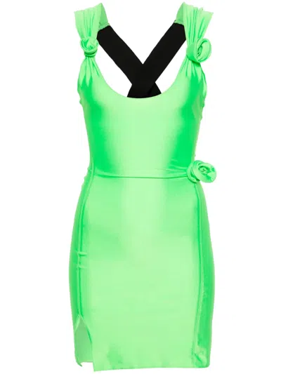 COPERNI FLORAL-APPLIQUÉ MINI DRESS