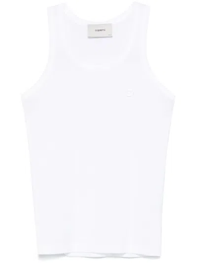 COPERNI LOGO-EMBROIDERED TANK TOP