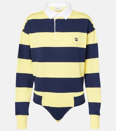 COPERNI STRIPED COTTON BODYSUIT