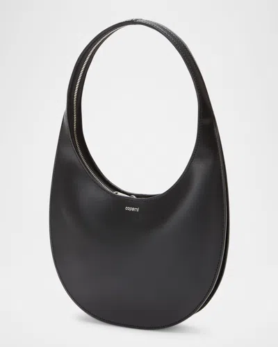 COPERNI SWIPE DOUBLE-GUSSET LEATHER SHOULDER BAG