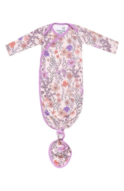 COPPER PEARL COPPER PEARL FLORA NEWBORN KNOTTED GOWN