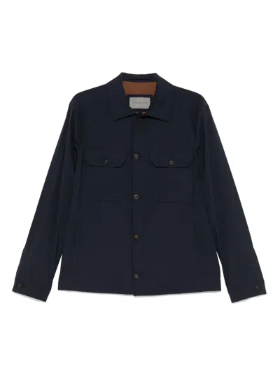 CORNELIANI WOOL SHIRT JACKET