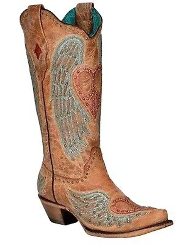 CORRAL BOOTS CORRAL WOMEN'S HEART AND WINGS WESTERN BOOT - SNIP TOE - A4235