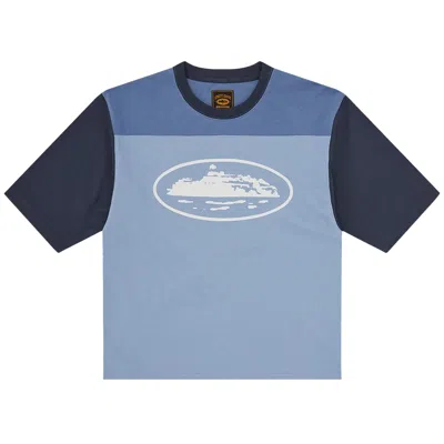 CORTEIZ CORTEIZ ALCATRAZ HEAVYWEIGHT VARSITY TEE 'BLUE'
