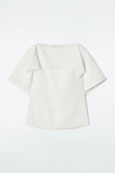 COS DRAPED COTTON TOP
