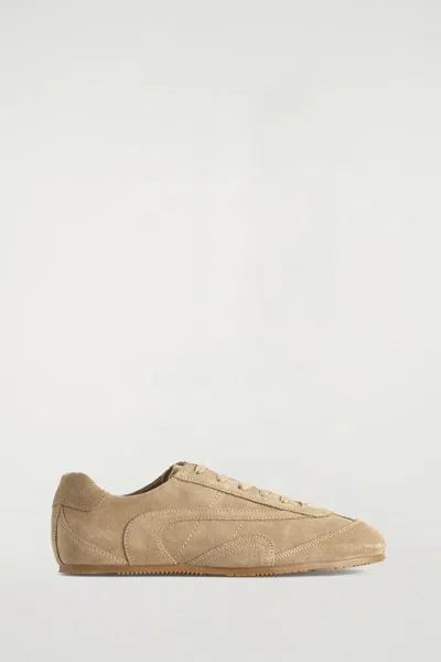 COS MINIMAL LEATHER TRAINERS