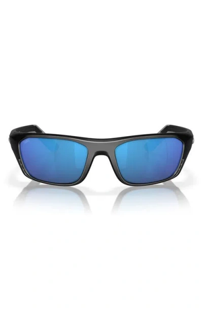 COSTA DEL MAR COSTA DEL MAR 57MM POLARIZED RECTANGULAR SUNGLASSES