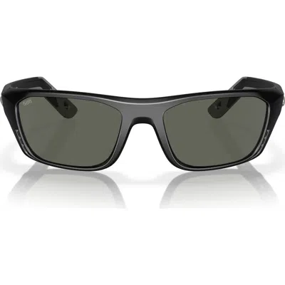 COSTA DEL MAR COSTA DEL MAR 57MM POLARIZED RECTANGULAR SUNGLASSES