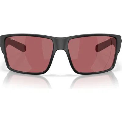 COSTA DEL MAR COSTA DEL MAR 63MM POLARIZED RECTANGULAR SUNGLASSES