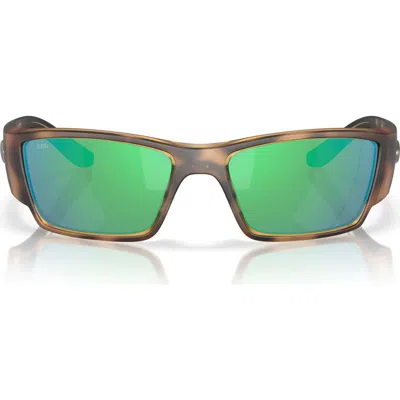 COSTA DEL MAR COSTA DEL MAR CORBINA PRO 61MM RECTANGULAR SUNGLASSES