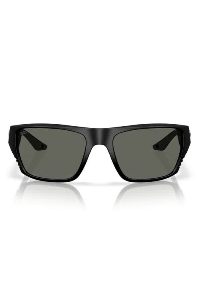 COSTA DEL MAR COSTA DEL MAR FINLET 59MM POLARIZED RECTANGULAR SUNGLASSES