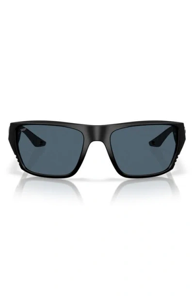 COSTA DEL MAR COSTA DEL MAR FINLET 59MM POLARIZED RECTANGULAR SUNGLASSES