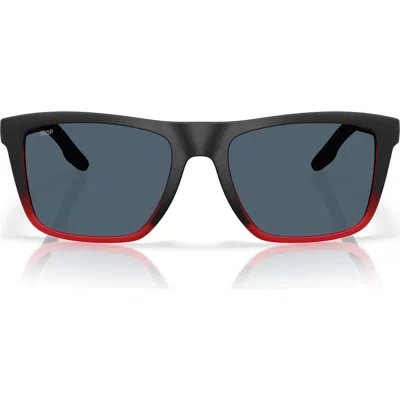 COSTA DEL MAR COSTA DEL MAR MAINSAIL 55MM POLARIZED RECTANGULAR SUNGLASSES