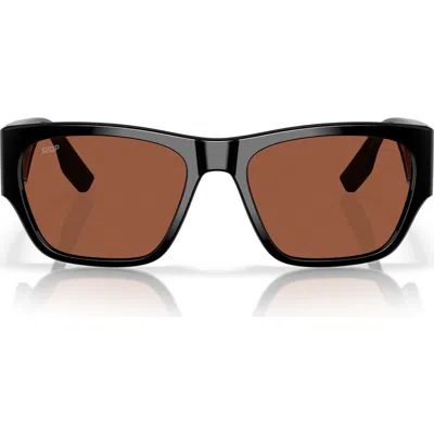 COSTA DEL MAR COSTA DEL MAR SUENOS 57MM POLARIZED RECTANGULAR SUNGLASSES
