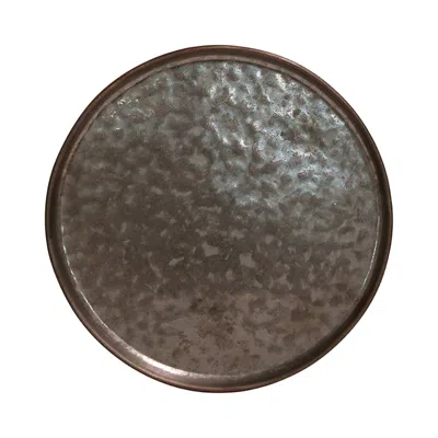 COSTA NOVA LAGOA DARK METALLIC BREAD & BUTTER PLATE