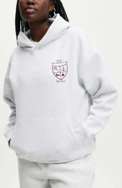 COTTON ON BODY ACTIVE PLUSH PREMIUM GRAPHIC HOODIE