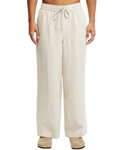 COTTON ON MEN'S SUPER BAGGY LINEN PANT