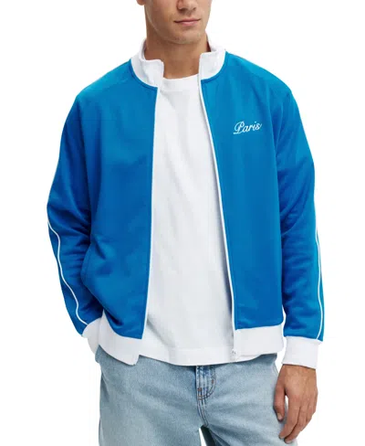 COTTON ON MEN'S TRICOT TRACK JACKET