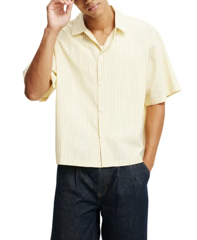 COTTON ON MEN'S VENTURA SHORT SLEEVE SHIRT