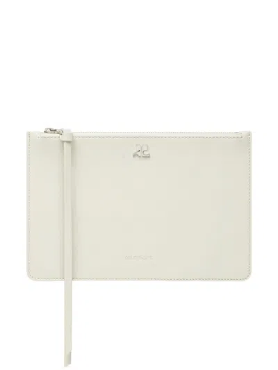 COURRÈGES AC LEATHER POUCH