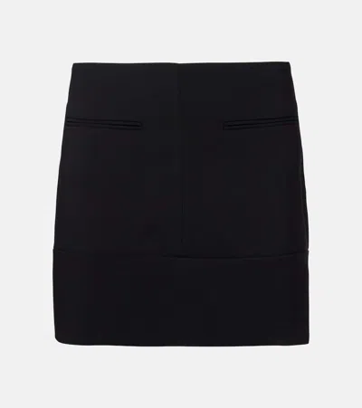 COURRÈGES BELTED CRÊPE MINISKIRT