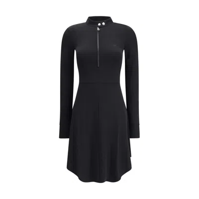 COURRÈGES BIKER CREPE JERSEY ZIPPED WOMEN'S DRESS