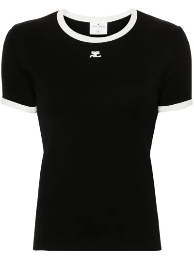 COURRÈGES COTTON JERSEY T-SHIRT