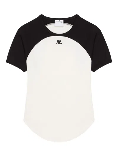 COURRÈGES COTTON JERSEY T-SHIRT