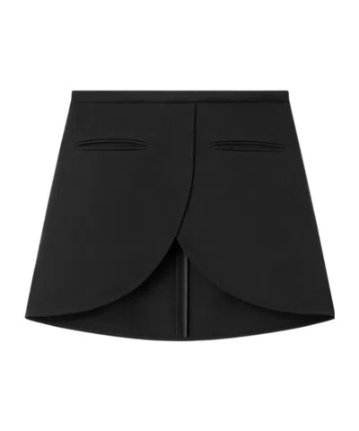 COURRÈGES COURRÈGES ELLIPSE TWILL MINI SKIRT