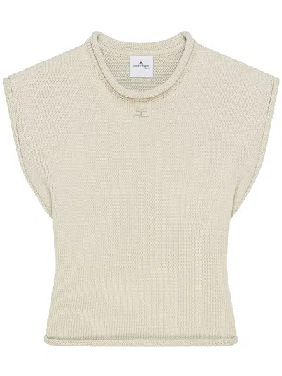 COURRÈGES KNITTED TOP