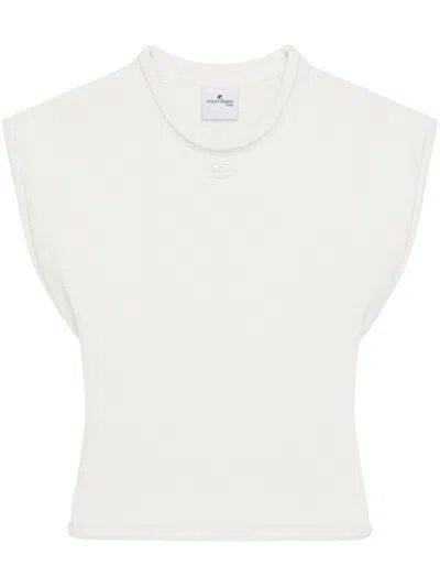 COURRÈGES CROPPED SWEATER