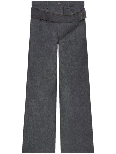 COURRÈGES DOUBLE BELTED JEANS