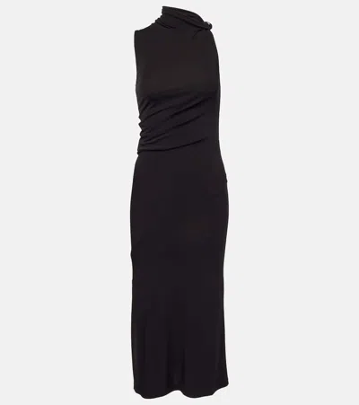 COURRÈGES DRAPED MAXI DRESS