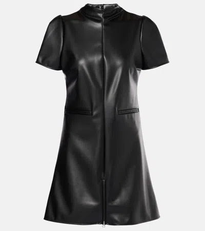COURRÈGES COURRÈGES FAUX LEATHER MINIDRESS