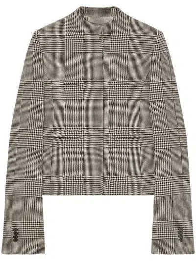 COURRÈGES HERITAGE PRINCE OF WALES-PATTERN JACKET