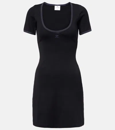 COURRÈGES HOLISTIC COTTON MINIDRESS