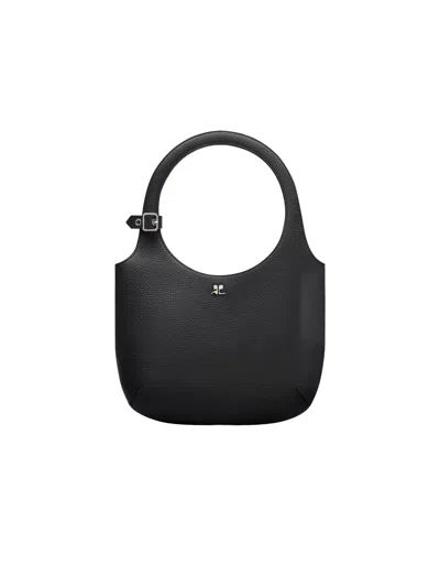 COURRÈGES COURRÈGES LOGO PATCH SHOULDER BAG