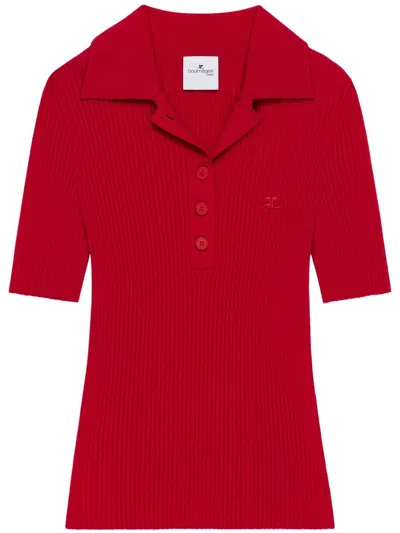 COURRÈGES ICONIC POLO TOP