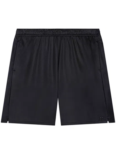 COURRÈGES JERSEY TRACK SHORTS