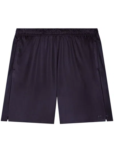 COURRÈGES JERSEY TRACK SHORTS