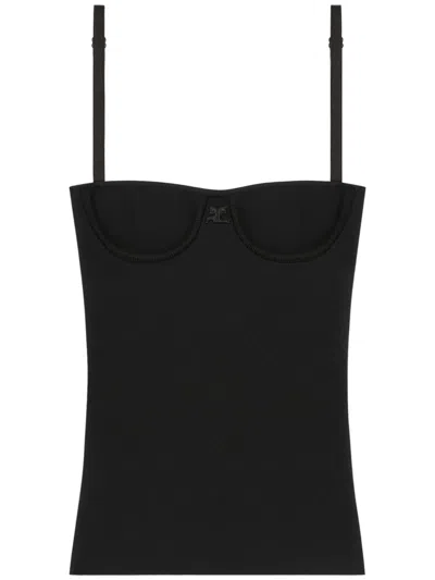 COURRÈGES LINGERIE INTERLOCK TOP