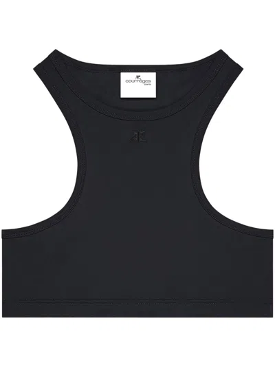 COURRÈGES RACERBACK CROP TOP