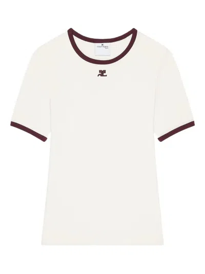 COURRÈGES REEDITION CONTRAST TEE