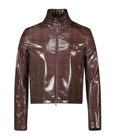 COURRÈGES COURRÈGES PRINCE OF WALES BIKER JACKET