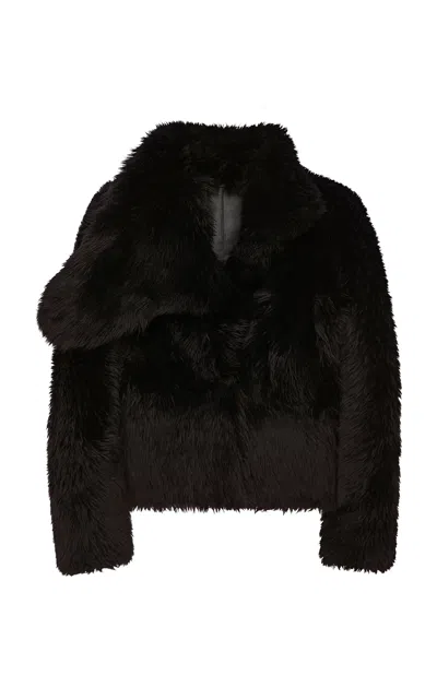 COURRÈGES COURRÈGES SHEARLING BELTED COAT