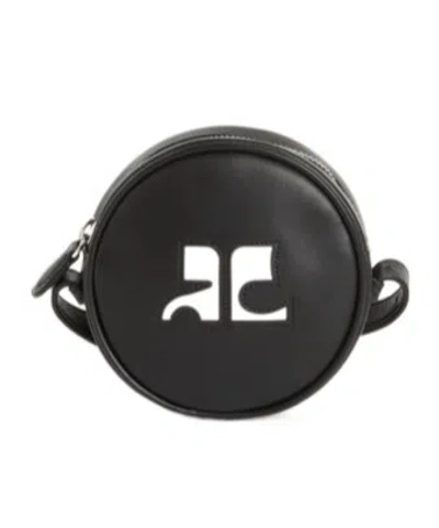 COURRÈGES COURRÈGES LOGO PATCH ZIP-UP MINI CROSSBODY BAG