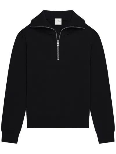 COURRÈGES TRUCKER WOOL SWEATER