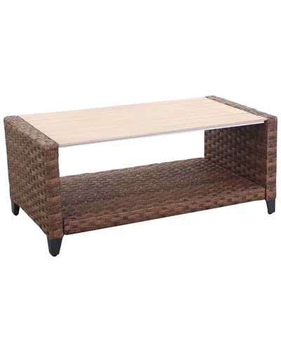 COURTYARD CASUAL COURTYARD CASUAL COSTA MESA 40IN RECTANGULAR COFFEE TABLE